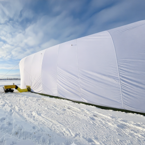 Бескаркасная палатка  21х6х5 м