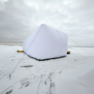 Бескаркасная палатка  21х6х5 м