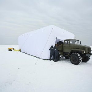 Бескаркасная палатка  21х6х5 м